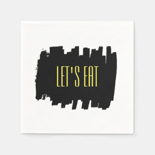 Moderne 16. Geburtstagsparty Napkins Serviette