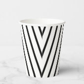 Moderne 16. Geburtstagsparty Papier-Tasse Pappbecher (Rechts)