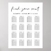 Moderne 16 Tafelübersicht Poster (Vorne)