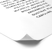 Moderne 16 Tische Begrüßungskarte Poster (Ecke)