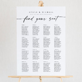 Moderne 16 Tische finden Ihre Sitzkronen Poster