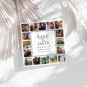 Moderne 17 Fotocollage Hochzeit Save The Date