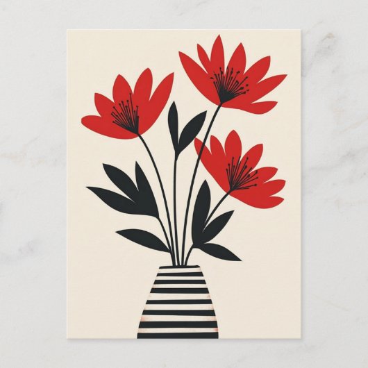 Moderne #184 Mitte des Jahrhunderts Postkarte (Vorderseite)