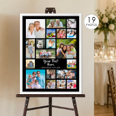Moderne 19 Fotomaterial Personalisiert Poster