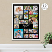Moderne 19 Fotomaterial Personalisiert Poster