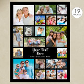 Moderne 19 Fotomaterial Personalisiert Poster