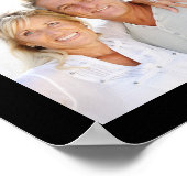 Moderne 19 Fotomaterial Personalisiert Poster (Ecke)