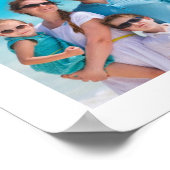 Moderne 19 Fotomaterial Personalisiert Poster (Ecke)