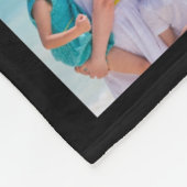 Moderne 19 Personalisierte FotoCollage Fleecedecke (Ecke)