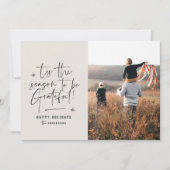 Moderne 1 Foto Erntedank Weihnachten Weihnachten s (Vorderseite)