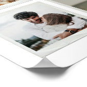 Moderne 1. Jubiläumsfotografie Poster (Ecke)