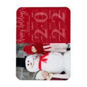 Moderne 2022 Kalender Foto Script FAPPY FERIEN Magnet (Vertikal)