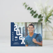 Moderne 2023 FOTO Graduation Party Einladung Postkarte (Stehend Vorderseite)