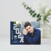 Moderne 2023 FOTO Graduation Party Einladung Postkarte (Stehend Vorderseite)