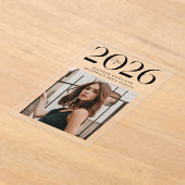 Moderne 2025 Foto Akryllische Abschluss Ankündigun Acryleinladungen (Ablage )