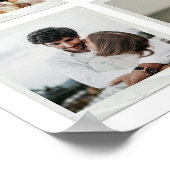 Moderne 20-jährige, kundenspezifische FotoCollage Poster (Ecke)