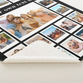 Moderne 20 Personalisierte FotoCollage Sherpadecke (3/4)