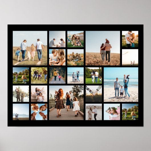 Moderne 23 FotoCollage Poster (Vorne)