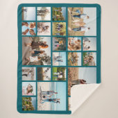 Moderne 23 FotoCollage Sherpadecke (Vorderseite)