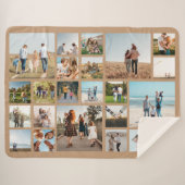 Moderne 23 FotoCollage Sherpadecke (Vorderseite (Horizontal))