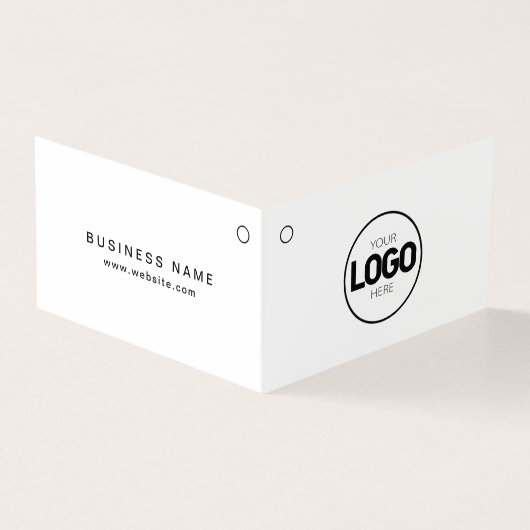 Moderne 2-Falten-Logokombination (Vorderseite)