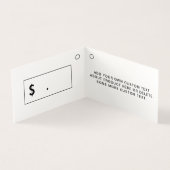 Moderne 2-Falten-Logokombination (Innenseite)