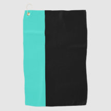 Moderne 2 Farben | Türkisblau und schwarz