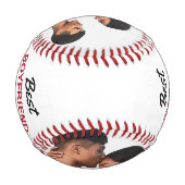 Moderne 2-Foto-Collage Bester Freund aller Zeiten! Baseball (Rückseite)