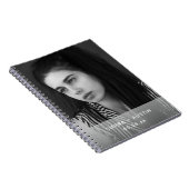 Moderne 2-Foto-Collage personalisiert Notizblock (Rechte Seite)