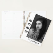 Moderne 2-Foto-Collage Personalisiert Planer (Anzeige)