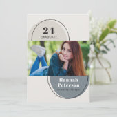 Moderne 2-Foto-Hochschulen - schiefe Bögen Ankündigung (Stehend Vorderseite)