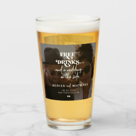 Moderne 2 Fotos kostenlose Getränke Hochzeit spare Glas