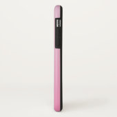 Moderne 2 überlappende Initialen | Rosa Ombre Case-Mate iPhone Hülle (Hinten/Links)