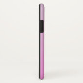 Moderne 2 überlappende Initialen | Rosa Ombre Case-Mate iPhone Hülle (Hinten/Rechts)
