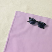 Moderne 2 überlappende Initialen | Rosa Ombre Strandtuch (Beispiel)