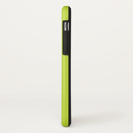 Moderne 2 Überschneidungen | Lime Green Case-Mate iPhone Hülle (Hinten/Links)
