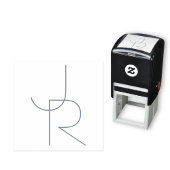 Moderne 2 Überschneidungen Permastempel