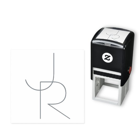 Moderne 2 Überschneidungen Permastempel
