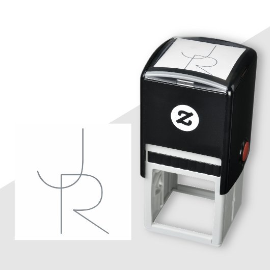 Moderne 2 Überschneidungen Permastempel