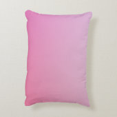 Moderne 2 Überschneidungen | Pink Ombre Dekokissen (Rückseite(Vertikal))