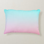 Moderne 2 Überschneidungen | Türkisches Rosa Dekokissen (Rückseite)