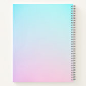 Moderne 2 Überschneidungen | Türkisches Rosa Notizblock (Rückseite)