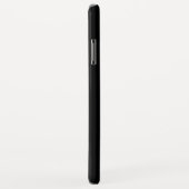 Moderne 2 Überschneidungen | Weiß auf Schwarz Case-Mate iPhone Hülle (Hinten/Rechts)