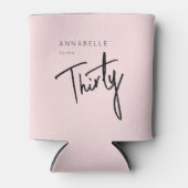 Moderne 30. Dreißigste Geburtstagsparty Dosenkühler (Vorderseite)