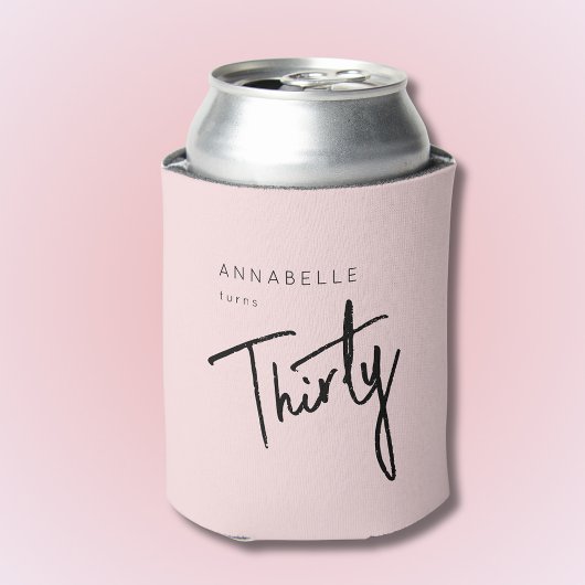 Moderne 30. Dreißigste Geburtstagsparty Dosenkühler