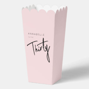 Moderne 30. Dreißigste Geburtstagsparty Geschenkschachtel