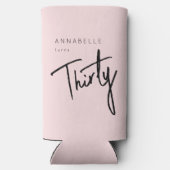 Moderne 30. Dreißigste Geburtstagsparty Selters Dosenkühler (Rückseite)