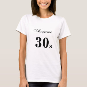 Moderne 30. Geburtstag T-Shirt