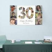 Moderne 30. Geburtstags-Fotocollage- Banner (Messeveranstaltung)