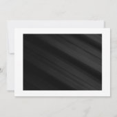 Moderne 30. Geburtstagsfeier Foto Einladung (Rückseite)